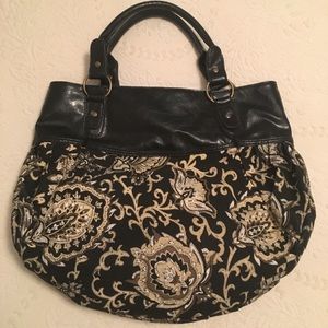 Black Paisley pocketbook